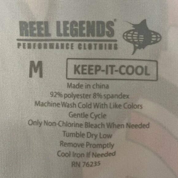 Reel Legends Keep it Cool Fishing Swim Outdoor Active Dress Size Medium - Picture 4 of 4